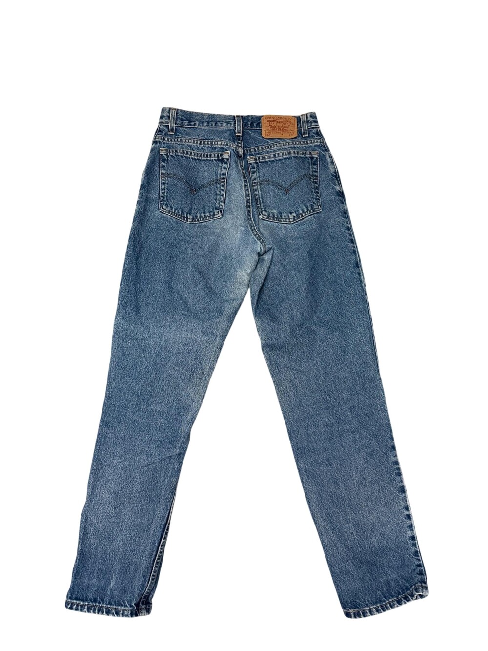 Vintage 90s Levis 550 Jeans Womens 29x30 Medium Wash Relaxed Tapered Blue